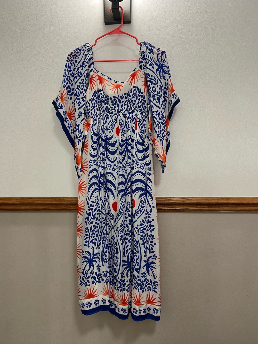 Farm Rio Afternoon Breeze Kaftan Midi Dress size medium RARE Retails $280 - Picture 3 of 8